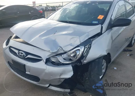 2012 Hyundai Accent Gls из США, поврежденный, VIN KMHCU4AE9CU086355